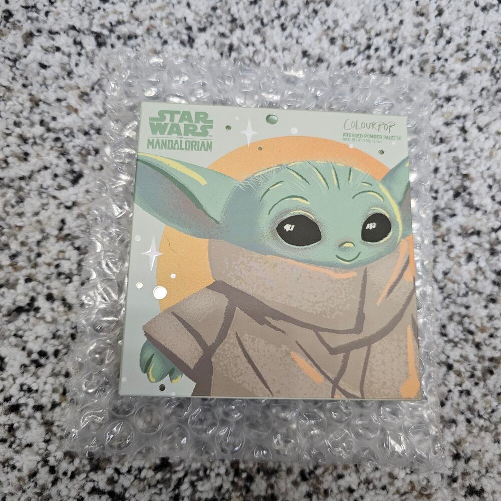 ColourPop x Star Wars The Mandalorian The Child Pressed Powder Palette NIB
